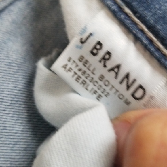 J Brand Light Wash Afterlife Bell Bottom Jeans - Picture 2 of 7